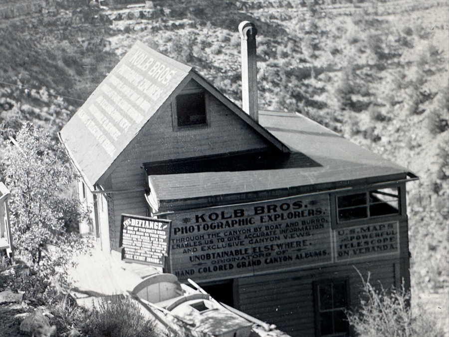 Kolb Brothers' Photography Studio On The South Rim Of The Grand Canyon Photograph In Original Kolb Brothers Frame 6.5 X 4.5 [Photo 4]