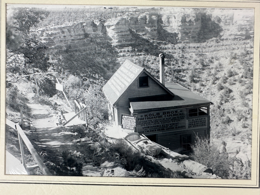 Kolb Brothers' Photography Studio On The South Rim Of The Grand Canyon Photograph In Original Kolb Brothers Frame 6.5 X 4.5 [Photo 3]