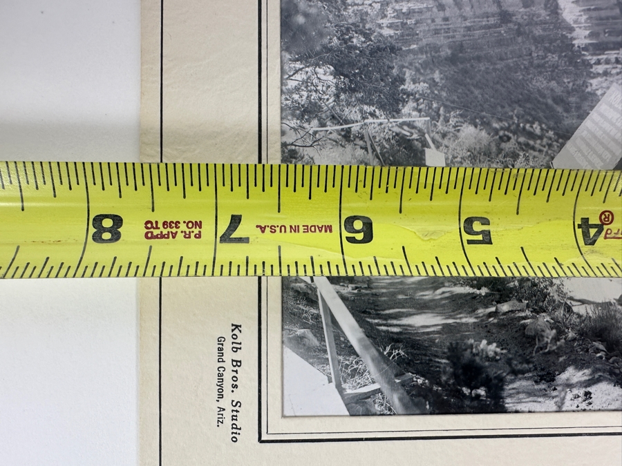 Kolb Brothers' Photography Studio On The South Rim Of The Grand Canyon Photograph In Original Kolb Brothers Frame 6.5 X 4.5 [Photo 9]