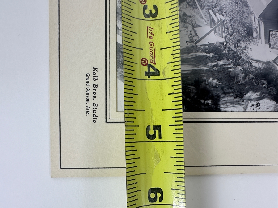 Kolb Brothers' Photography Studio On The South Rim Of The Grand Canyon Photograph In Original Kolb Brothers Frame 6.5 X 4.5 [Photo 10]