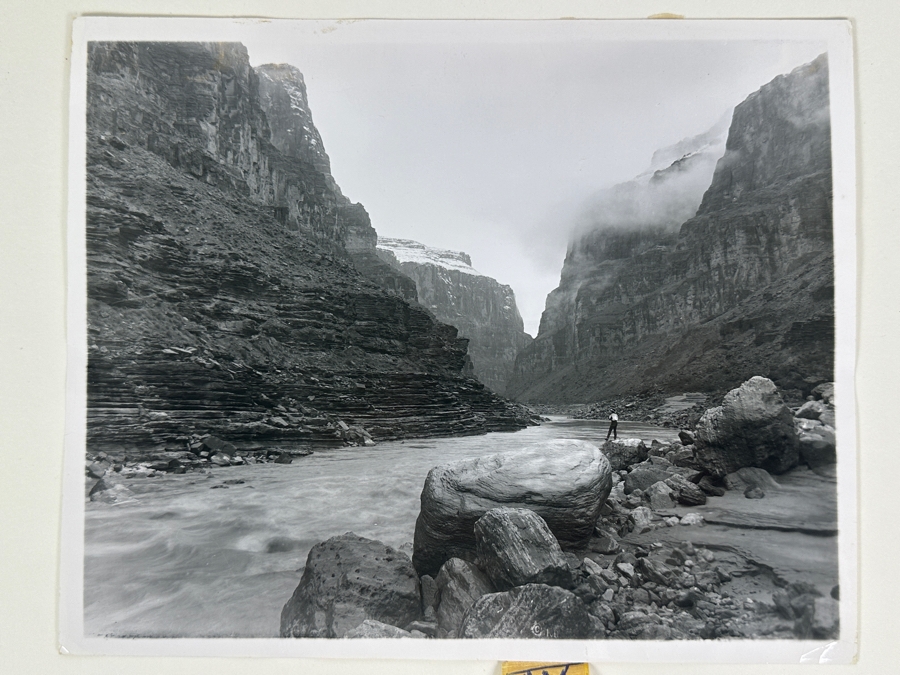 Kolb Brothers' Photography Studio On The South Rim Of The Grand Canyon Photograph Titled 'Storming In Canyon 1911 Trip' Noted Pg. 245 Top 10 X 8
