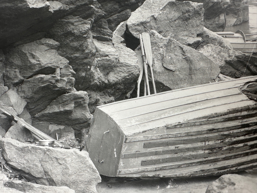 Kolb Brothers' Photography Studio On The South Rim Of The Grand Canyon Photograph Titled 'Emery Kolb Smashed This Hole In His Boat Christmas Eve 1911 Trying To Rescue Ellsworth Kolb Who Capsized His Boat' 10 X 8 [Photo 7]