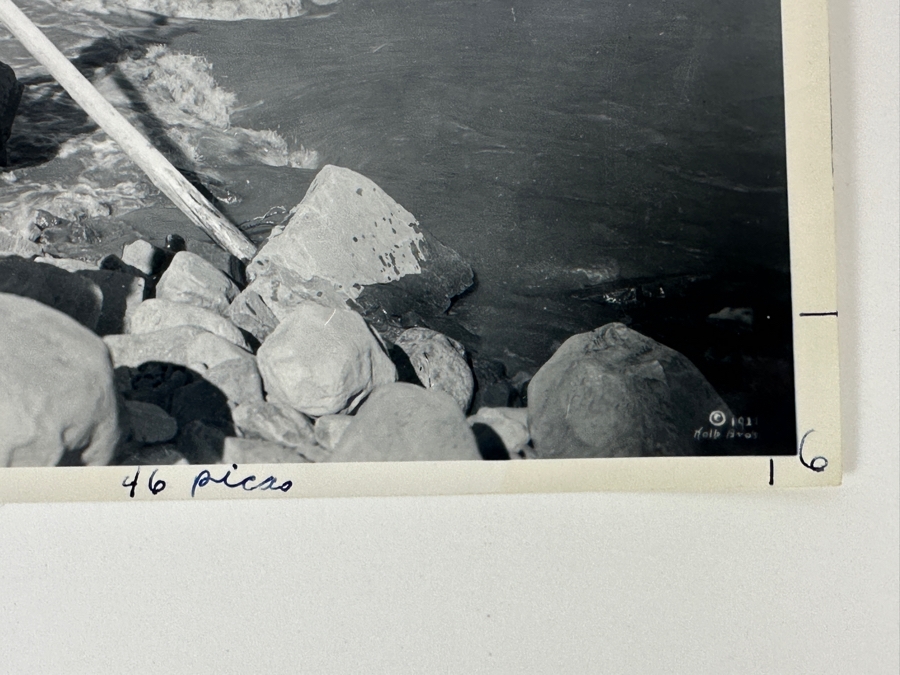 Kolb Brothers' Photography Studio On The South Rim Of The Grand Canyon Photograph Titled '1 Of A Series Of 3 1921 Geological Survey Expedition. Boat On Rocks' 10 X 8 [Photo 8]