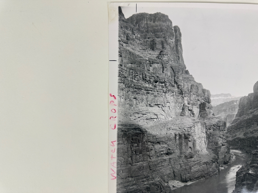 Kolb Brothers' Photography Studio On The South Rim Of The Grand Canyon Photograph Titled 'High Walls At Mouth Of Havasupai Canyon' 8 X 10 [Photo 3]
