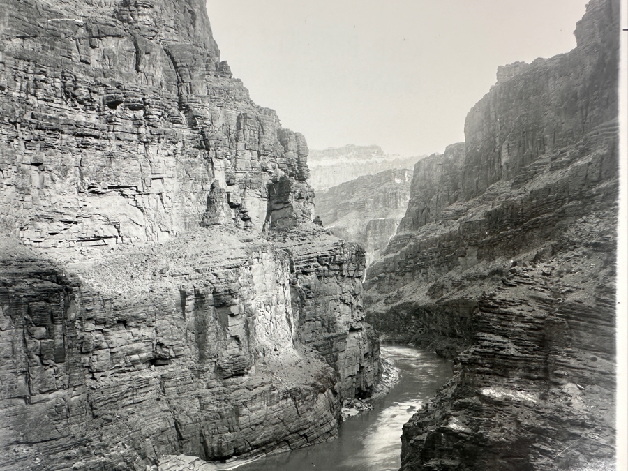 Kolb Brothers' Photography Studio On The South Rim Of The Grand Canyon Photograph Titled 'High Walls At Mouth Of Havasupai Canyon' 8 X 10 [Photo 6]