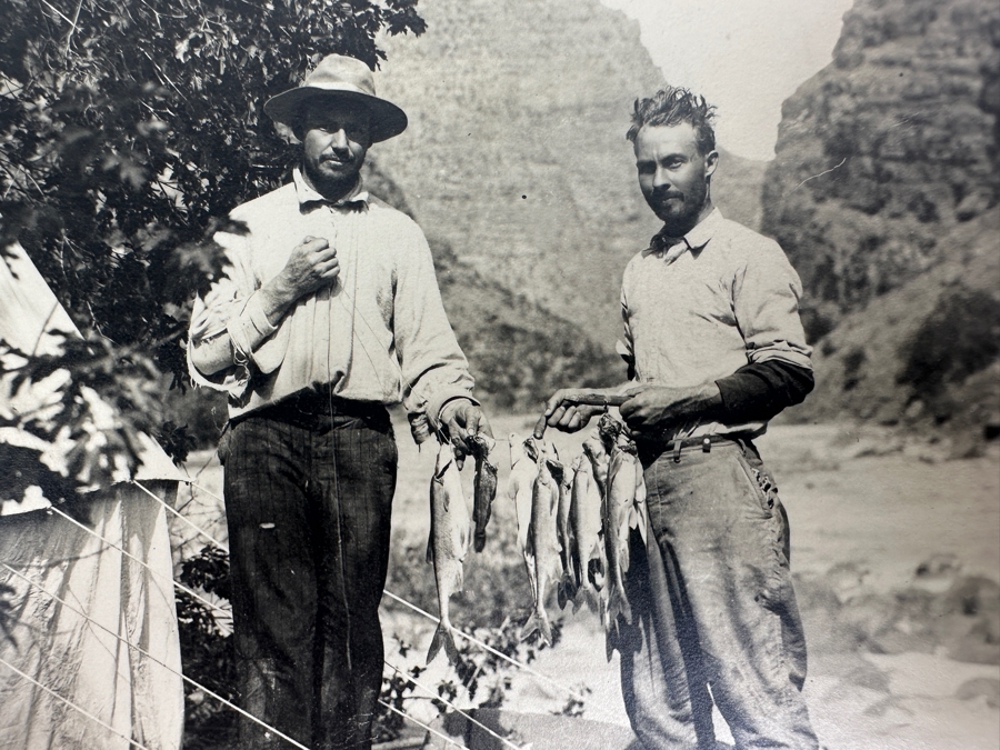Kolb Brothers' Photography Studio On The South Rim Of The Grand Canyon Photograph Titled 'Fish Caught By Striking With Oars' 7 X 5 [Photo 4]