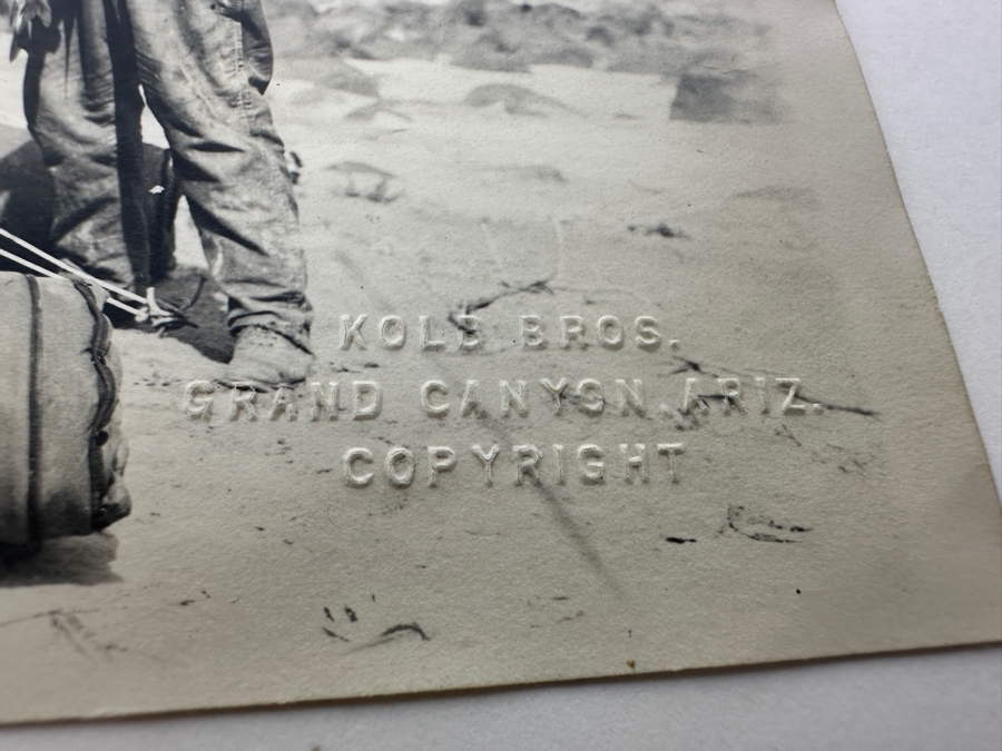 Kolb Brothers' Photography Studio On The South Rim Of The Grand Canyon Photograph Titled 'Fish Caught By Striking With Oars' 7 X 5 [Photo 5]