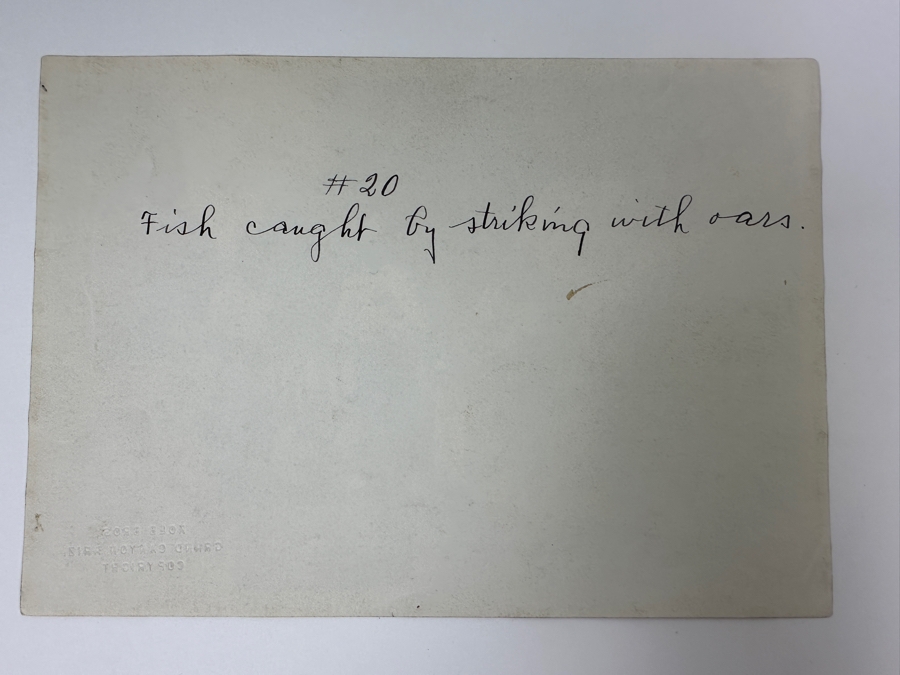 Kolb Brothers' Photography Studio On The South Rim Of The Grand Canyon Photograph Titled 'Fish Caught By Striking With Oars' 7 X 5 [Photo 7]