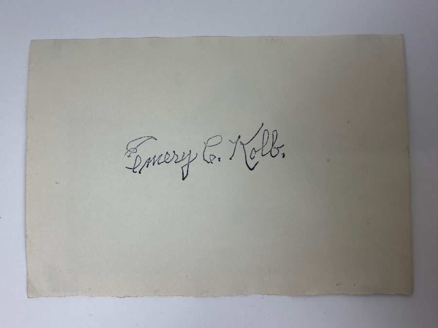 Kolb Brothers' Photography Studio On The South Rim Of The Grand Canyon Photograph Stamped On Verso Emery C. Kolb 5 X 3.5 [Photo 5]