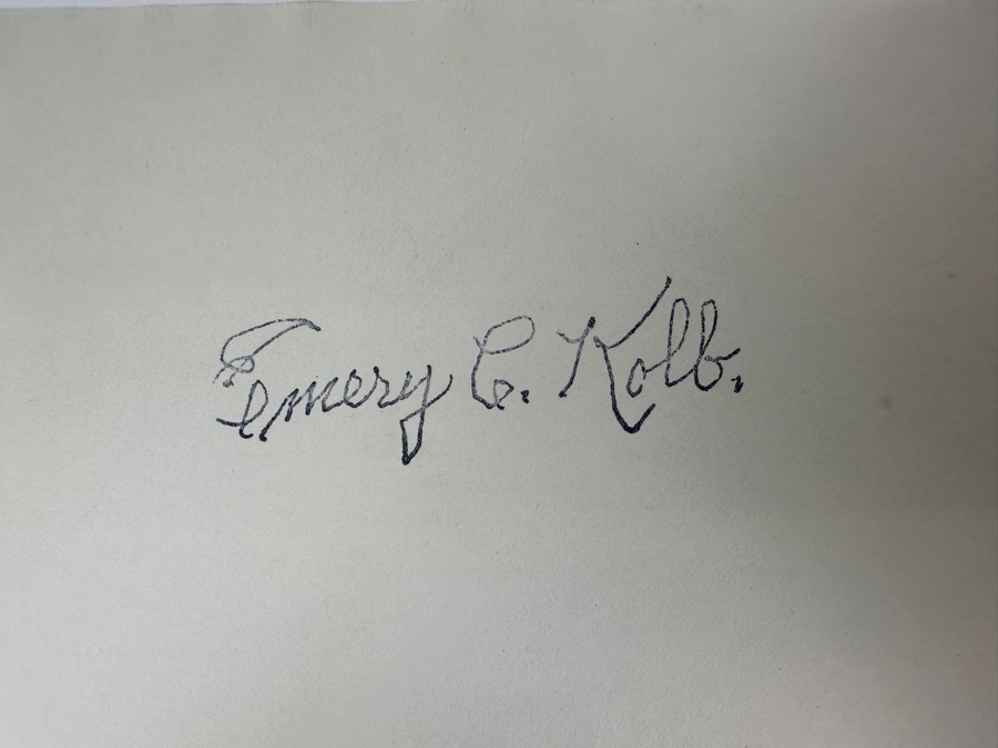 Kolb Brothers' Photography Studio On The South Rim Of The Grand Canyon Photograph Stamped On Verso Emery C. Kolb 5 X 3.5 [Photo 6]