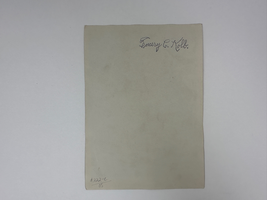 Kolb Brothers' Photography Studio On The South Rim Of The Grand Canyon Photograph Stamped On Verso Emery C. Kolb 4.5 X 6.5 [Photo 9]