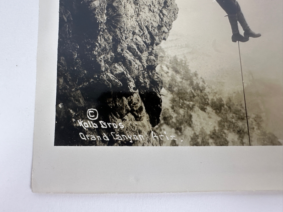 Kolb Brothers' Photography Studio On The South Rim Of The Grand Canyon Photograph Stamped On Verso Emery C. Kolb 4.5 X 6.5 [Photo 6]