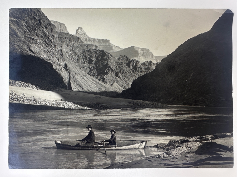 Kolb Brothers' Photography Studio On The South Rim Of The Grand Canyon Photograph Stamped On Verso Emery C. Kolb - Colorado River 7 X 5 [Photo 1]