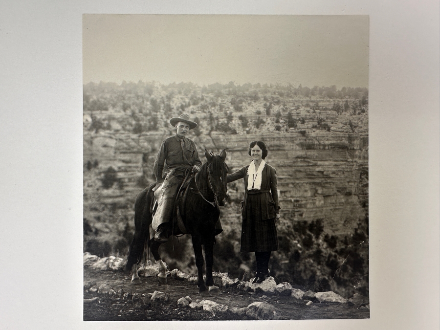 Kolb Brothers' Photography Studio On The South Rim Of The Grand Canyon Photograph Stamped On Verso Emery C. Kolb - Sept. 27, 1921 4.5 X 5 [Photo 1]