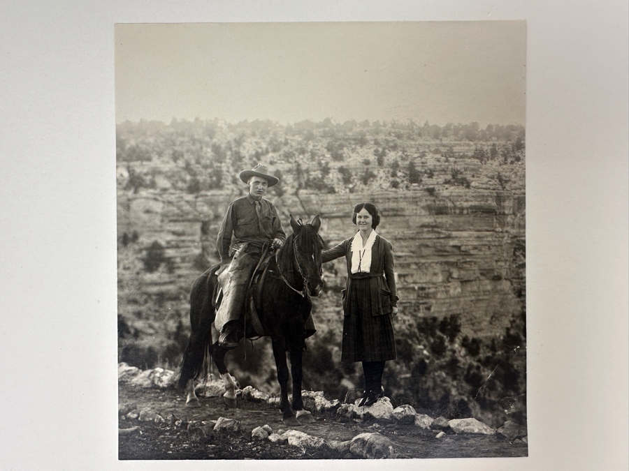 Kolb Brothers' Photography Studio On The South Rim Of The Grand Canyon Photograph Stamped On Verso Emery C. Kolb - Sept. 27, 1921 4.5 X 5 [Photo 2]
