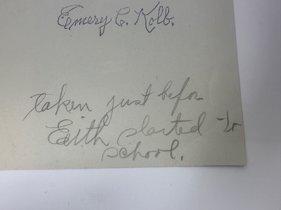 Kolb Brothers' Photography Studio On The South Rim Of The Grand Canyon Photograph Stamped On Verso Emery C. Kolb - Sept. 27, 1921 4.5 X 5 [Photo 9]