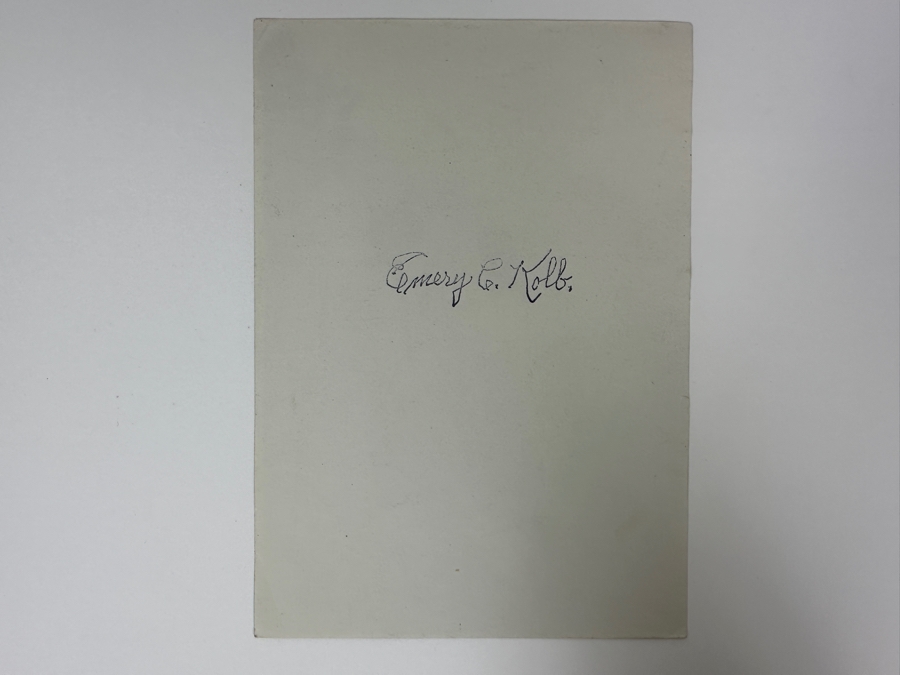 Kolb Brothers' Photography Studio On The South Rim Of The Grand Canyon Photograph Stamped On Verso Emery C. Kolb 5 X 7 [Photo 6]