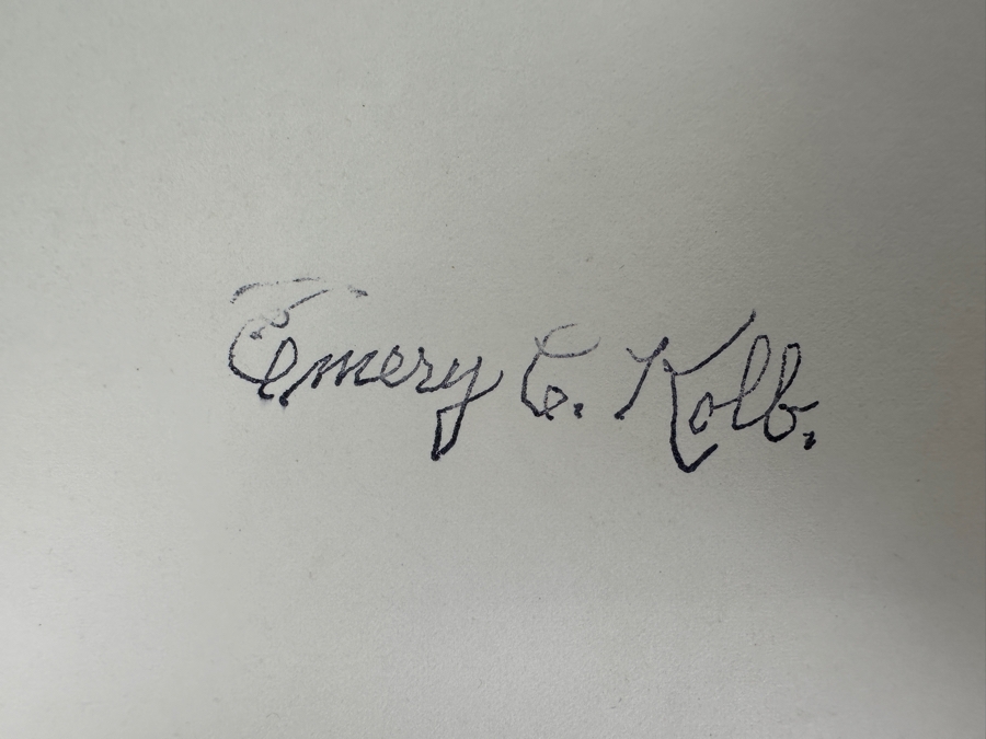 Kolb Brothers' Photography Studio On The South Rim Of The Grand Canyon Photograph Stamped On Verso Emery C. Kolb 7 X 5 [Photo 7]