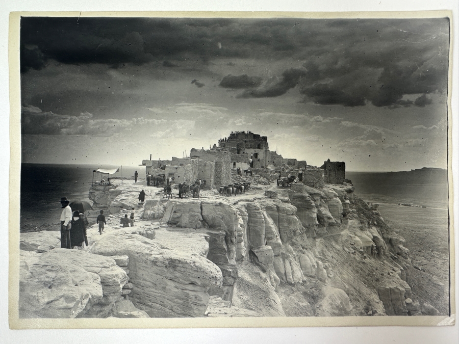 Kolb Brothers' Photography Studio On The South Rim Of The Grand Canyon Photograph Stamped On Verso Emery C. Kolb - Walpi-Hopi Indian Pueblo, Northern Arizona 7 X 5 [Photo 2]