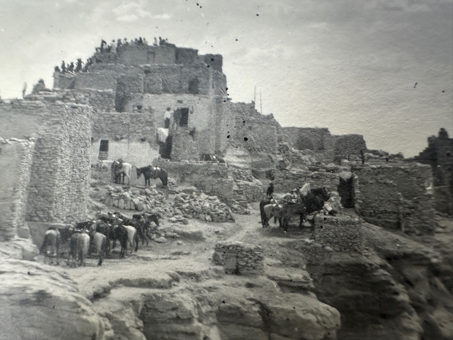 Kolb Brothers' Photography Studio On The South Rim Of The Grand Canyon Photograph Stamped On Verso Emery C. Kolb - Walpi-Hopi Indian Pueblo, Northern Arizona 7 X 5 [Photo 6]