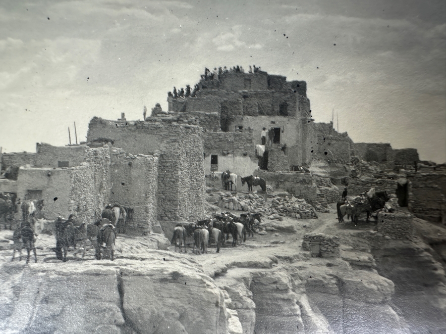 Kolb Brothers' Photography Studio On The South Rim Of The Grand Canyon Photograph Stamped On Verso Emery C. Kolb - Walpi-Hopi Indian Pueblo, Northern Arizona 7 X 5 [Photo 5]