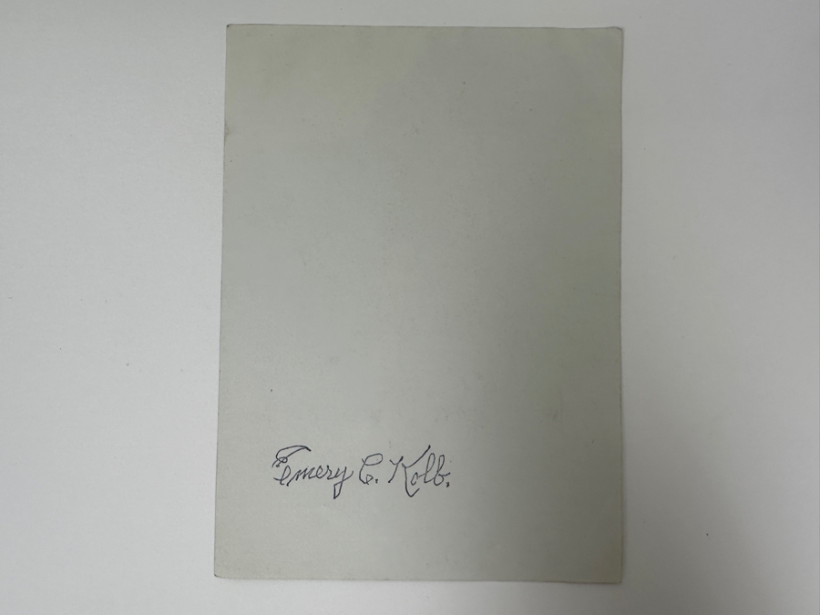 Kolb Brothers' Photography Studio On The South Rim Of The Grand Canyon Photograph Stamped On Verso Emery C. Kolb - Mooney Falls 4.5 X 6.5 [Photo 5]