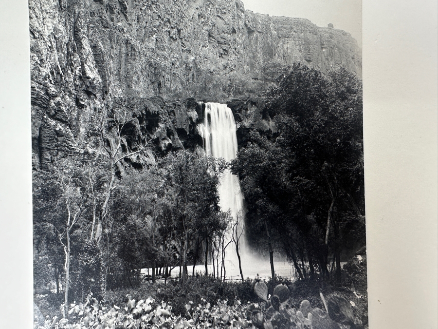 Kolb Brothers' Photography Studio On The South Rim Of The Grand Canyon Photograph Stamped On Verso Emery C. Kolb - Mooney Falls 4.5 X 6.5 [Photo 4]