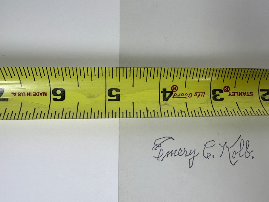 Kolb Brothers' Photography Studio On The South Rim Of The Grand Canyon Photograph Stamped On Verso Emery C. Kolb - Mooney Falls 4.5 X 6.5 [Photo 7]