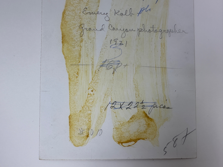 Kolb Brothers' Photography Studio On The South Rim Of The Grand Canyon Photograph Emery Kolb Grand Canyon Photographer 1921 4.5 X 7 [Photo 7]