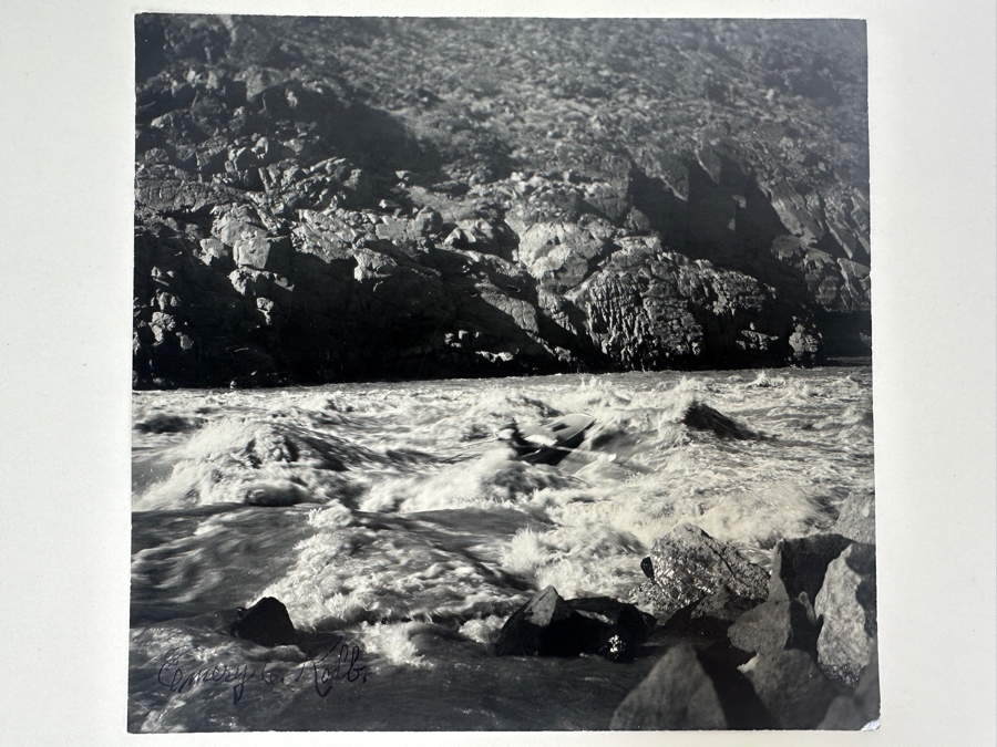 Kolb Brothers' Photography Studio On The South Rim Of The Grand Canyon Photograph Stamped On Verso - Signed On Front Emery C. Kolb 7.5 X 7.5 [Photo 2]