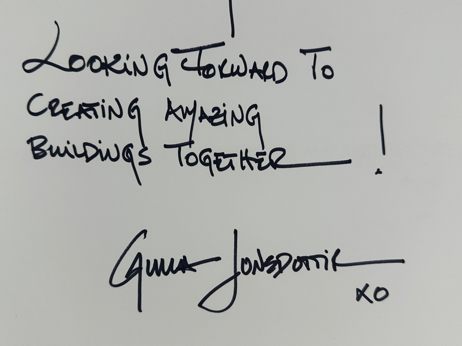 Gulla Jonsdottir Signed Hardcover Book Art Is Not Separate From Life And Life Is Not Separate From Architecture [Photo 2]