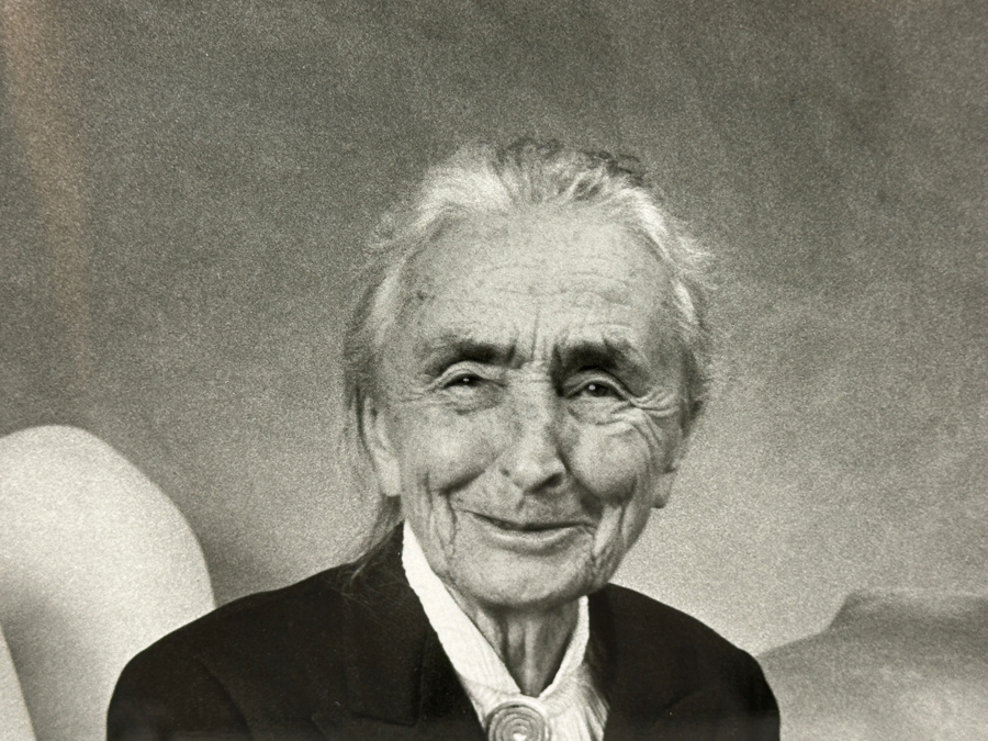 Dan Budnik (1933-2020, American) Signed Gelatin Silver Print Photograph Of Georgia O'Keeffe At Ghost Ranch With Pots By Juan Hamilton, New Mexico 1975 13 X 18.5 Estimate $4,000-$6,000 [Photo 3]