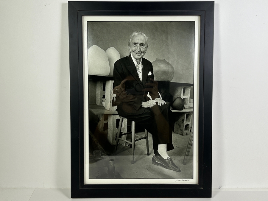 Dan Budnik (1933-2020, American) Signed Gelatin Silver Print Photograph Of Georgia O'Keeffe At Ghost Ranch With Pots By Juan Hamilton, New Mexico 1975 13 X 18.5 Estimate $4,000-$6,000 [Photo 2]