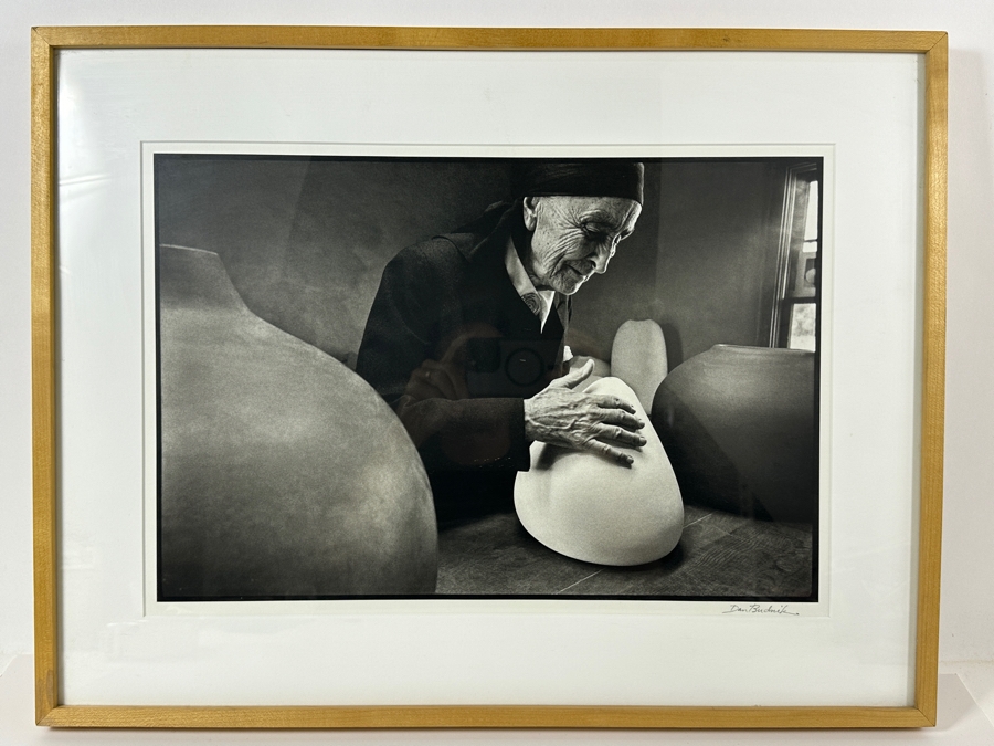Dan Budnik (1933-2020, American) Signed Gelatin Silver Print Photograph Of Georgia O'Keeffe At Ghost Ranch With Pots By Juan Hamilton, New Mexico 1975 18 X 13 Estimate $4,000-$6,000 [Photo 3]