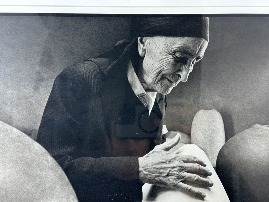 Dan Budnik (1933-2020, American) Signed Gelatin Silver Print Photograph Of Georgia O'Keeffe At Ghost Ranch With Pots By Juan Hamilton, New Mexico 1975 18 X 13 Estimate $4,000-$6,000 [Photo 4]