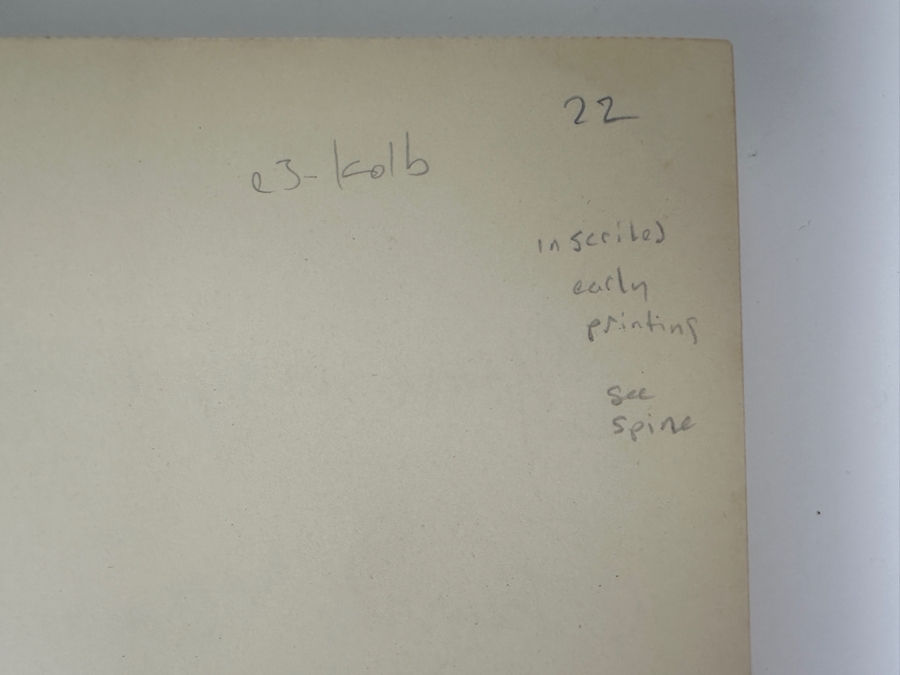 Signed Hardcover Book 1938 Printing Through The Grand Canyon From Wyoming To Mexico Signed By Ellsworth L. Kolb [Photo 6]