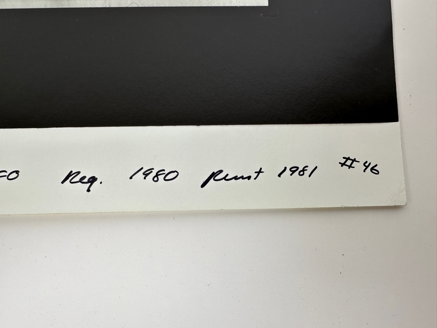 Olivia Parker (B. 1941, American) Two Nautiluses 1980 Gelatin Silver Photograph 9.5 X 7.5 Signed By Olivia Parker And Numbered 46 Of 59 Estimate $6,000-$10,000 [Photo 10]