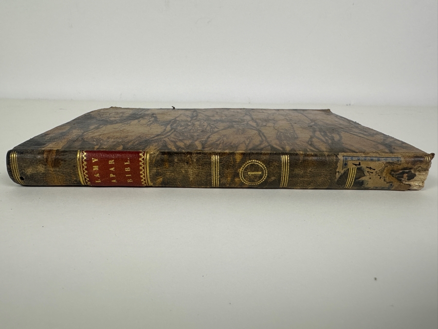 Antique 1825 Hardcover Book Introduction To The Holy Scripture The Device for Understanding With Greater Ease And Clarity The Holy Bible Volume One Madrid With Maps And Illustrations - See Photos [Photo 5]