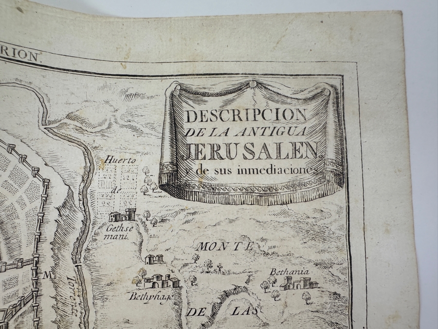 Antique 1825 Hardcover Book Introduction To The Holy Scripture The Device for Understanding With Greater Ease And Clarity The Holy Bible Volume One Madrid With Maps And Illustrations - See Photos [Photo 22]