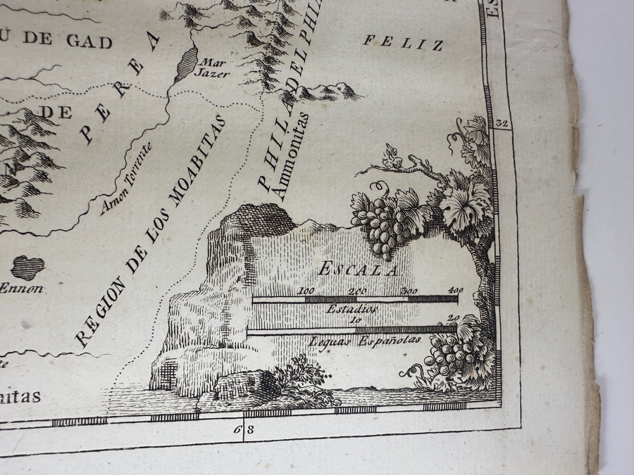 Antique 1825 Hardcover Book Introduction To The Holy Scripture The Device for Understanding With Greater Ease And Clarity The Holy Bible Volume One Madrid With Maps And Illustrations - See Photos [Photo 18]