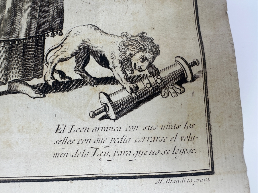 Antique 1825 Hardcover Book Introduction To The Holy Scripture The Device for Understanding With Greater Ease And Clarity The Holy Bible Volume One Madrid With Maps And Illustrations - See Photos [Photo 34]