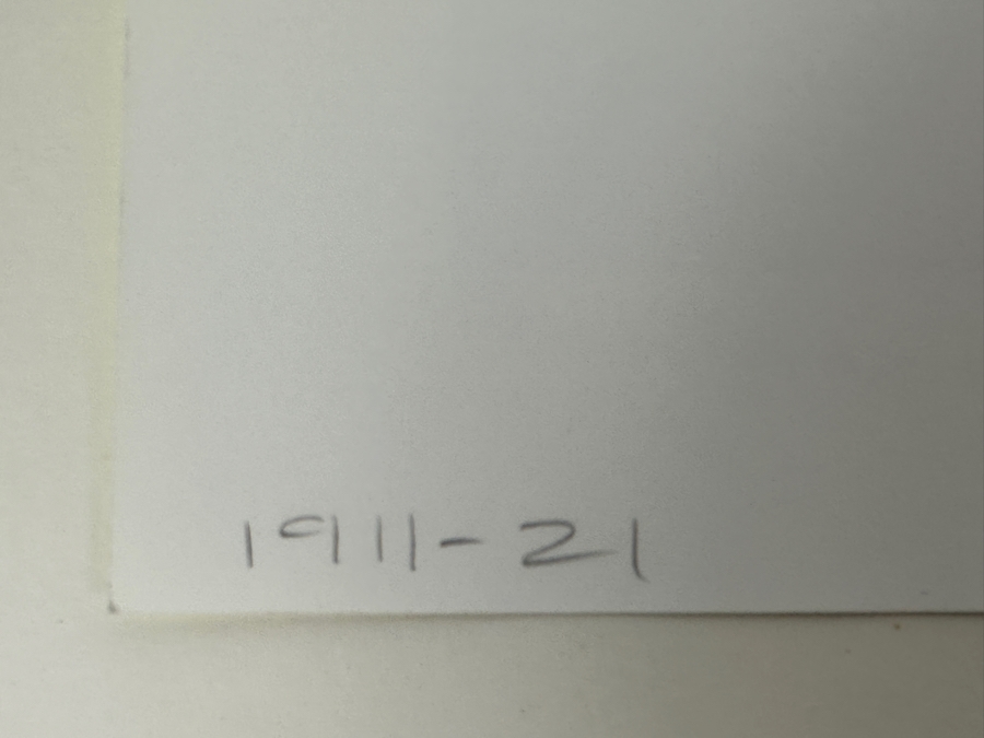 Jacques Henri Lartigue (1894-1986, France) Hand Signed Photograph Zissou Caught In The Blast Of The Amerigo's Propeller 1911 Gelatin Silver Print, Printed Later, Signed In Ink J. H. Lartigue 13.5 X 9.5 Estimate $5,000-$7,000 [Photo 8]