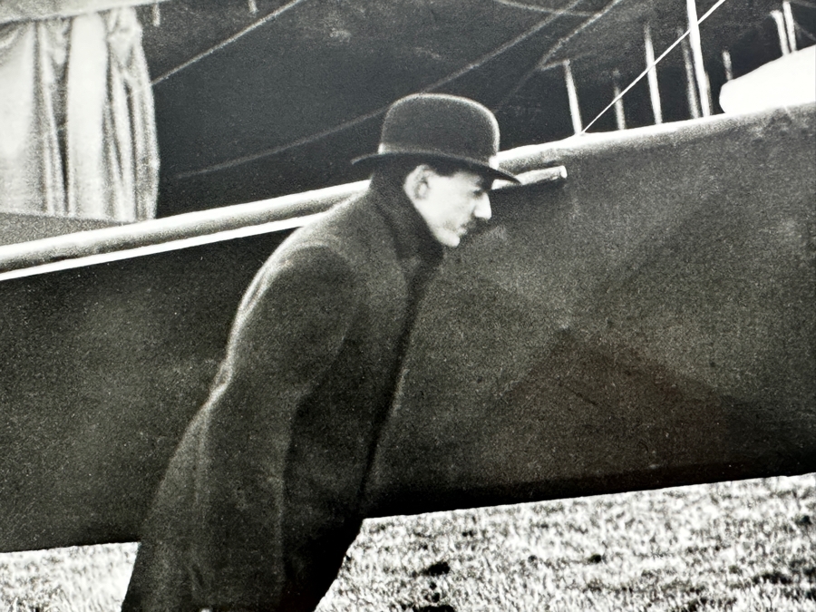 Jacques Henri Lartigue (1894-1986, France) Hand Signed Photograph Zissou Caught In The Blast Of The Amerigo's Propeller 1911 Gelatin Silver Print, Printed Later, Signed In Ink J. H. Lartigue 13.5 X 9.5 Estimate $5,000-$7,000 [Photo 5]