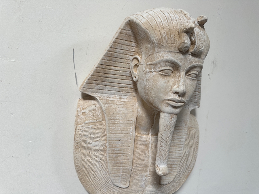 Tutankhamun Egyptian King Tut Wall Sculpture 17W X 21H X 6D [Photo 3]