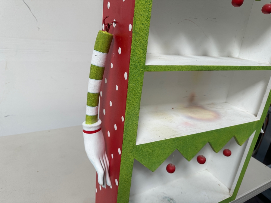 Custom Elf Wall Shelf Unit With Head And Hanging Arms & Feet 26W X 72H X 6D [Photo 9]