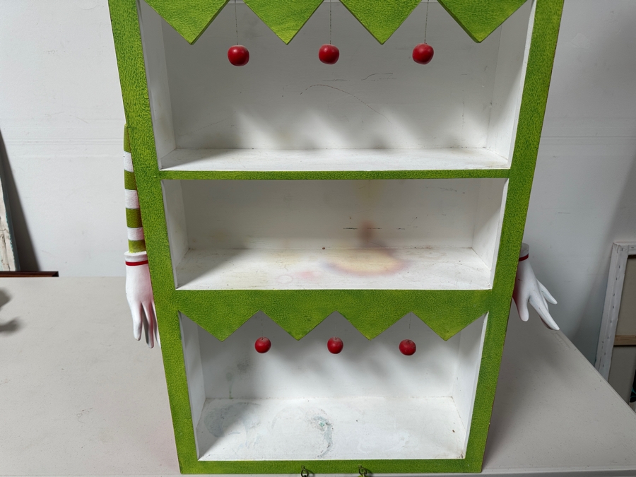 Custom Elf Wall Shelf Unit With Head And Hanging Arms & Feet 26W X 72H X 6D [Photo 4]