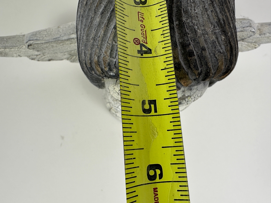 Vintage Primitive Hand Carved Wood Angel Bust 16'W x 5'D x 9'H [Photo 9]