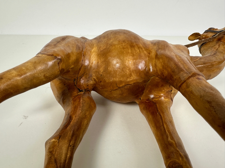 Vintage Leather Wrapped Dromedary Camel 12' [Photo 4]