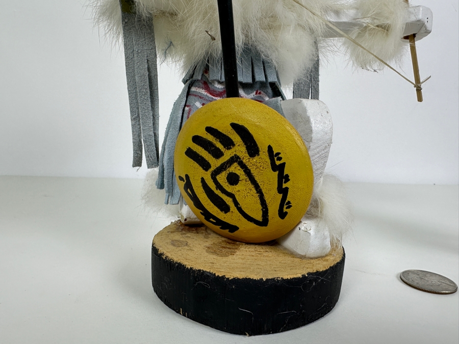 Pair Of Vintage Kachina Dolls: Navajo By S. Yazzie And Hoop By Long [Photo 7]