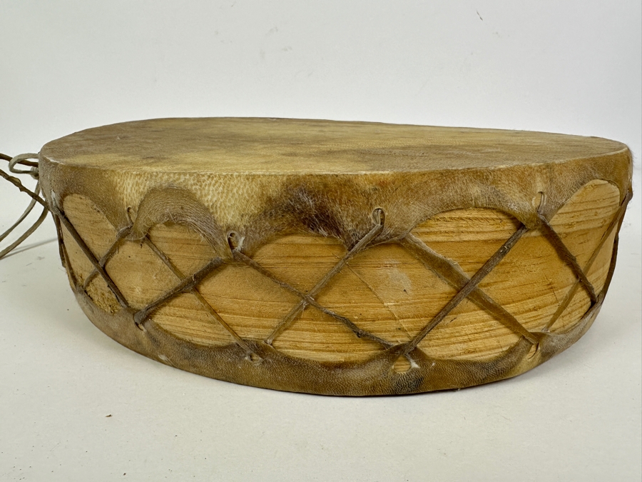 Handmade Rawhide Drum 12'W [Photo 4]